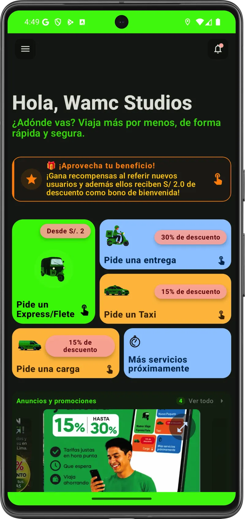 Plataforma de movilidad